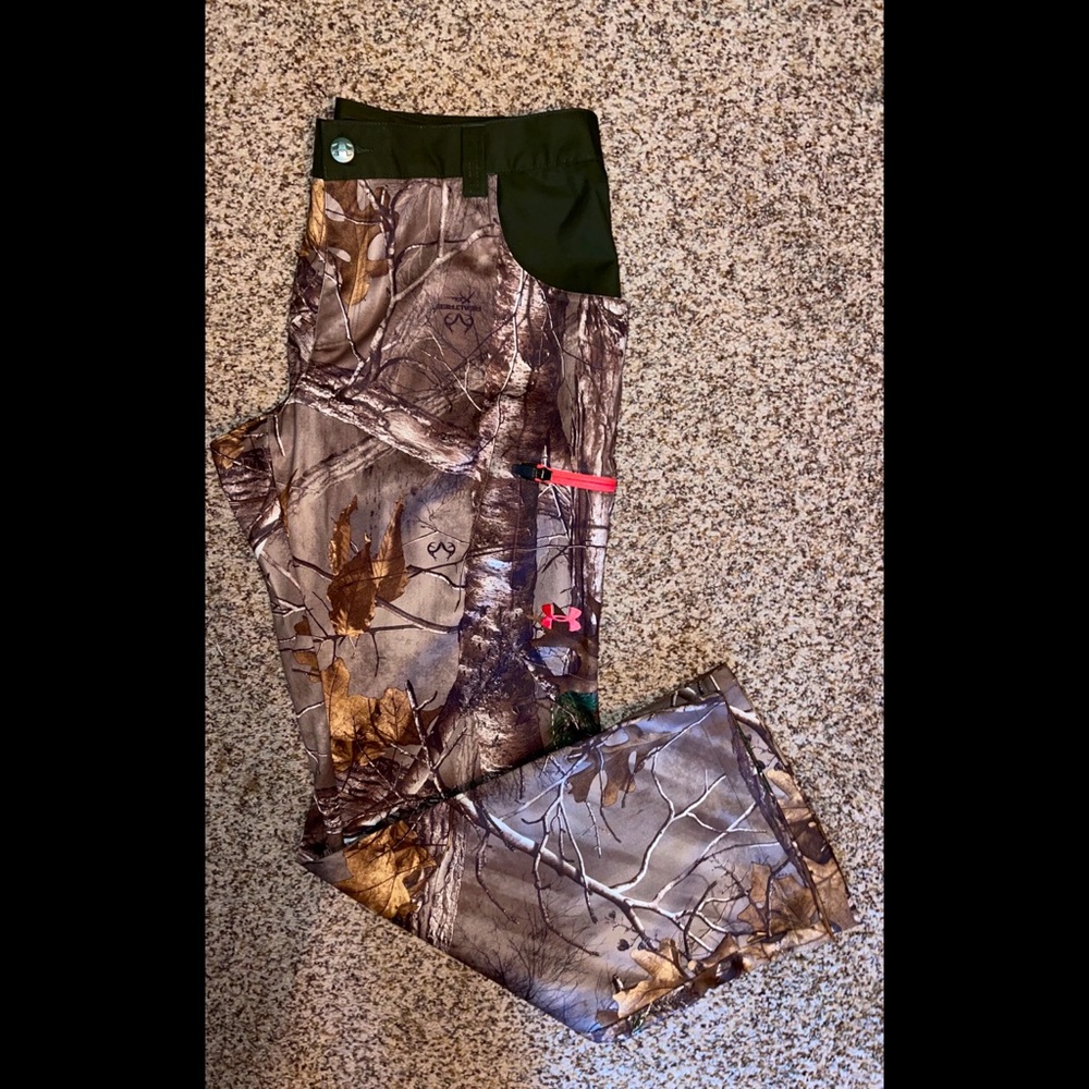 Under Armour Scent Control All Season Gear Womens Pants Size 14 hunting camping